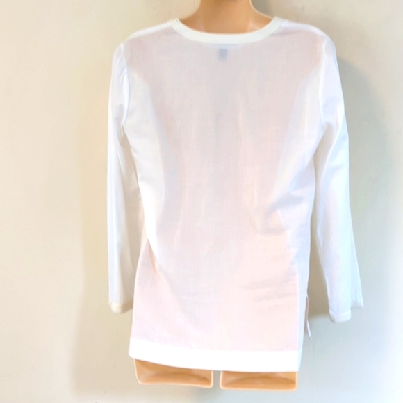 J. Crew White Embroidered Soutache Tunic 2 - Picture 6 of 13
